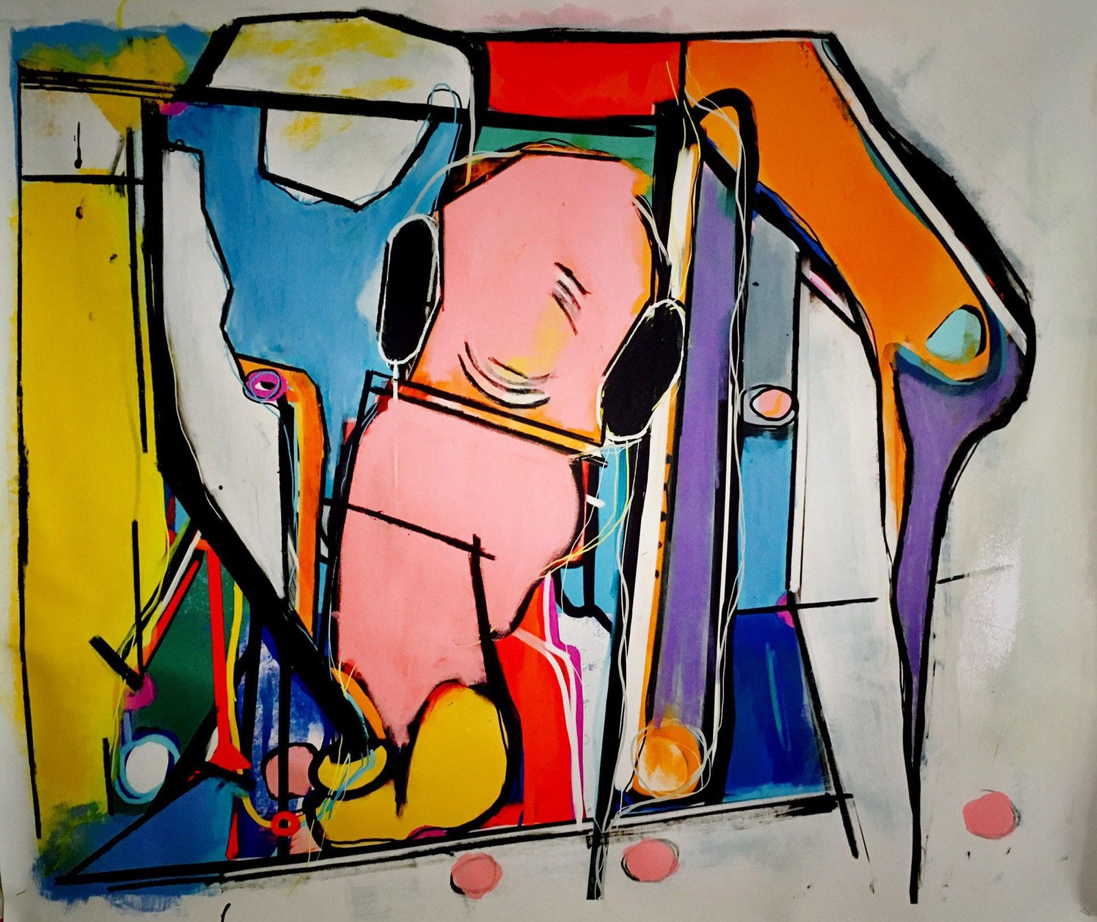 Acrylique sur toile arseneca