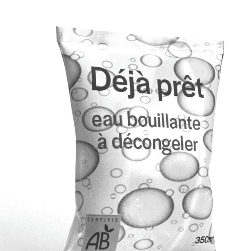 Eau bouillante à décongeler