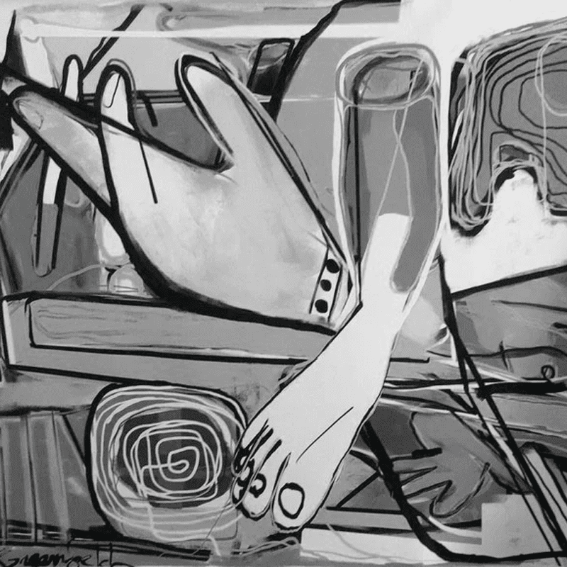 Peinture acryliques artiste Arsen Eca